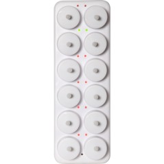 LED-ljus - 12-pack med laddningsbara LED-värmeljus inklusive batteriladdare