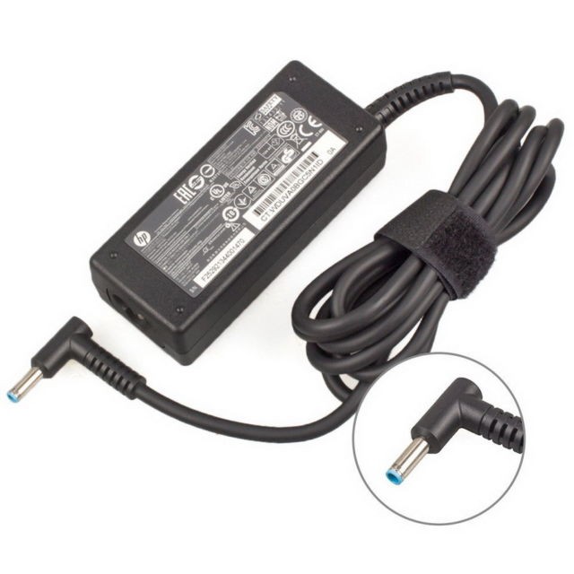 HP original 45W datorladdare 4.5 x 3.0 mm bluetip (beg)