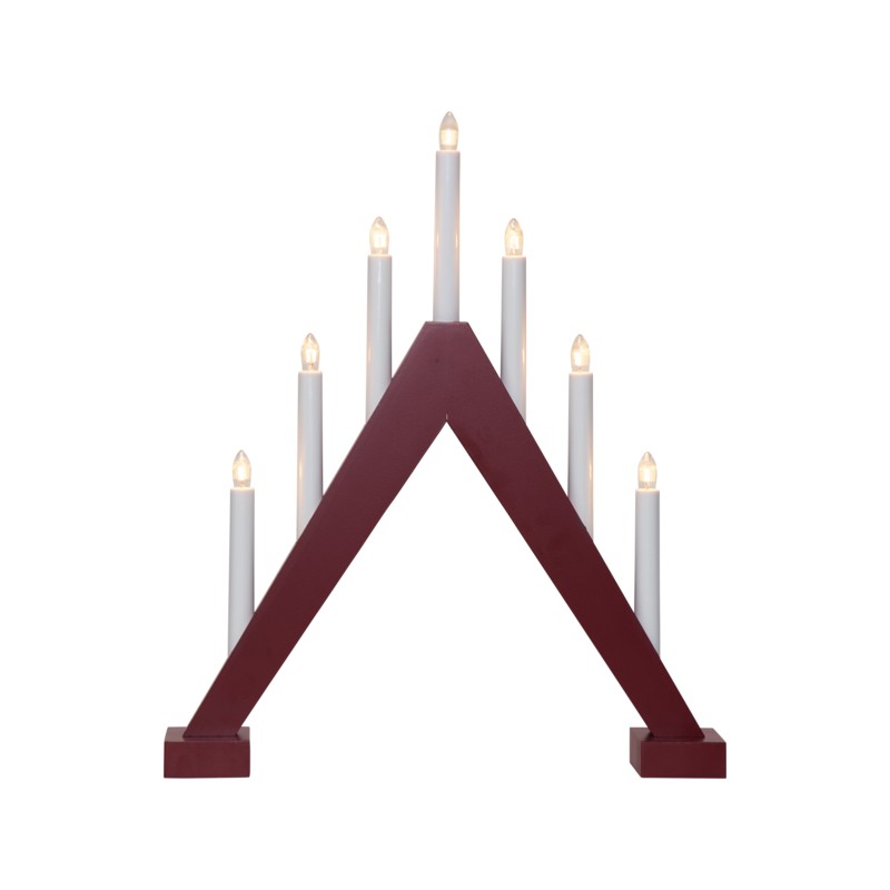 Julsaker och julpynt - Adventsljusstake 47 cm med 7 lampor