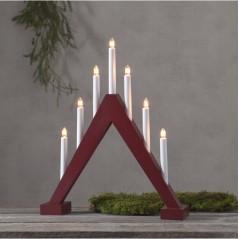 Adventsljusstake 47 cm med 7 lampor