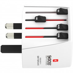 Resetillbehör - Skross reseadapter för anslutning till utländska eluttag i 220 länder