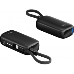 Goobay powerbank 5000 mAh 20W med USB-C-kabel och 1x USB-C, 1x USB