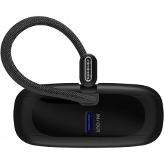 Portabla batterier - Goobay powerbank 10000 mAh 20W med inbyggd USB-C-kabel och 1x USB-C, 1x USB