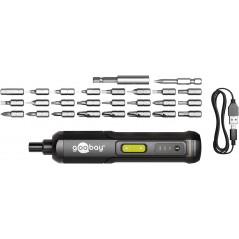 Borrmaskin & skruvdragare - Goobay batteridriven skruvdragare med 24 bits