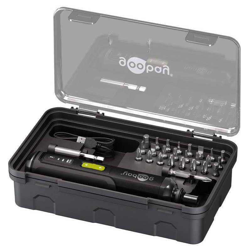 Borrmaskin & skruvdragare - Goobay batteridriven skruvdragare med 24 bits