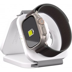 Trådlös laddare mobiltelefon - Goobay vikbar trådlös laddare 3-i-1 för t.ex. iPhone, Apple Watch och AirPods