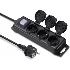 Andersson grenuttag med 3 uttag för utomhusbruk IP44