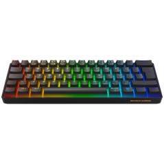 Bakgrundsbelyst tangentbord gaming - Deltaco superkompakt 60% mekaniskt gamingtangentbord med RGB-belysning