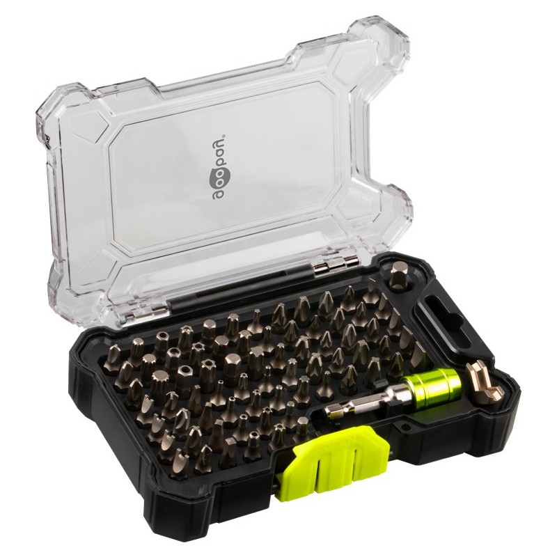 Skruvmejsel & mejselset - Goobay bitsset med 72 delar