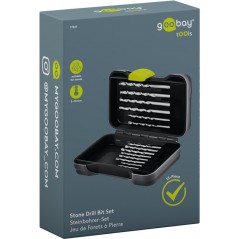 Borrmaskin & skruvdragare - Goobay borrset med 15 delar för sten och murverk
