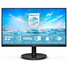 Philips 22-tums Full HD LED-skärm med VA-panel
