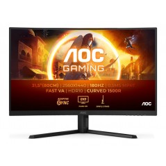 AOC CQ32G4VE 32" 2560 x 1440 välvd gamingskärm med 180 Hz och VA-panel