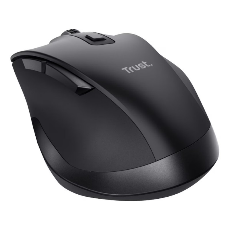 Trådlös mus - Trust Fyda ECO trådlös mus med sidoknappar och laddningsbart batteri