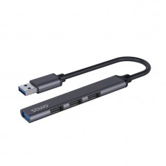 Savio USB-hubb med 1x USB 3.0 och 3x USB 2.0