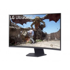 25 - 34" Datorskärm - LG UltraGear 32" 2560 x 1440 välvd gamingskärm med 180 Hz och VA-panel