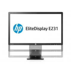 HP EliteDisplay E231 23" LED-skärm (beg med större repor skärm)