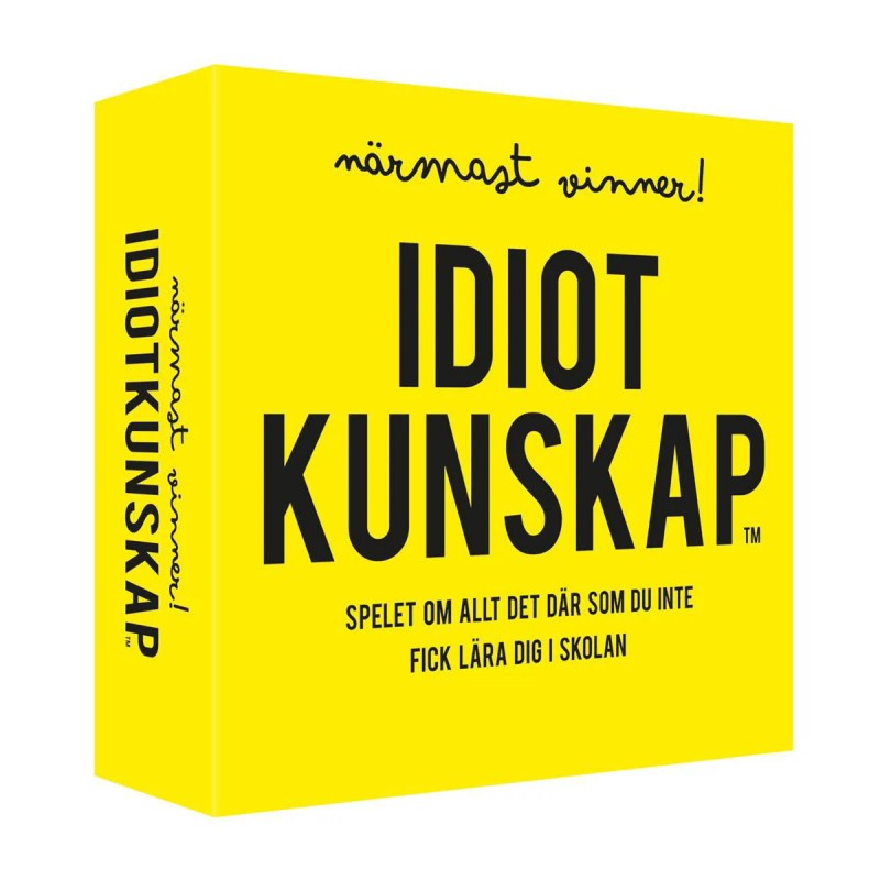 Spel & minispel - Frågespelet Idiotkunskap från Kylskåpspoesi