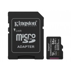 Kingston Canvas Select Plus 64GB microSDXC UHS-I (Class 10) 100MB/s inkl. adapter