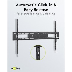 Väggfäste TV - Goobay väggfäste VESA för TV 43 - 100" upp till 75kg