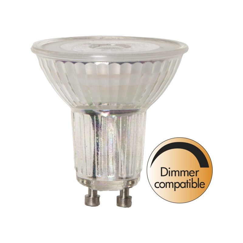 LED-lampa - Dimbar LED-lampa sockel GU10 4.5 Watt (50 W) spotlight