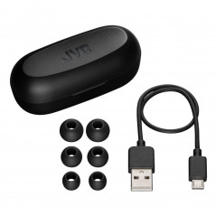 Trådlösa hörlurar - JVC Gumy Bluetooth in-ear headset och hörlurar (fyndvara)