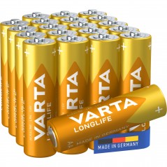 Varta Longlife alkaliskt batteri 20-pack AA-batterier LR06
