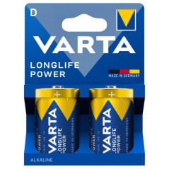 Varta Longlife Power D-batterier R20 2-pack