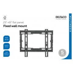 Väggfäste TV - Väggfäste för TV/skärm 23-42" max 40 kg VESA 75 till 200