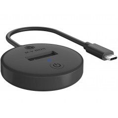 Icy Box USB 3.2 Gen 2 USB-C-dockningsstation för M.2 SSD (SATA och NVMe)