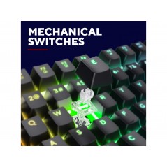 Gamingtangentbord - Trust mekaniskt gamingtangentbord med RGB-bakgrundsbelysning