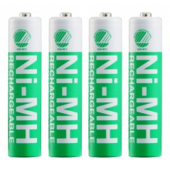 Batterier & batteritestare - Deltaco USB-driven batteriladdare (4-6h) inklusive 4x AAA-batterier