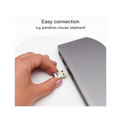 Kablar & adaptrar - GreenCell USB till USB-C-adapter i nanoformat