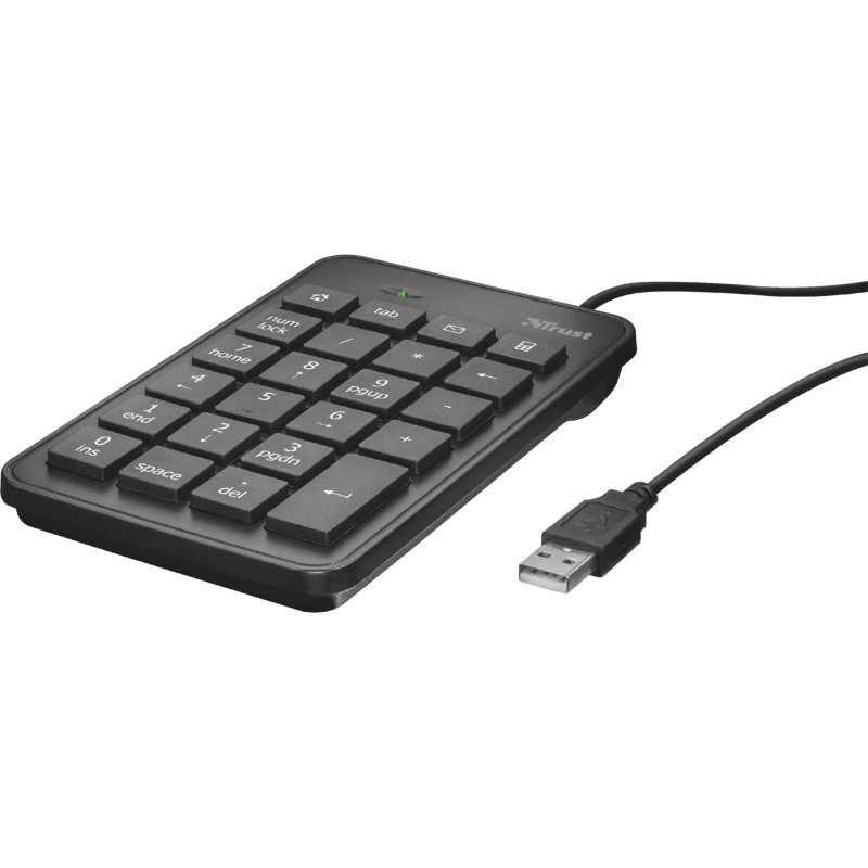 Trådade tangentbord - Trust USB-anslutet numeriskt tangentbord (numpad)