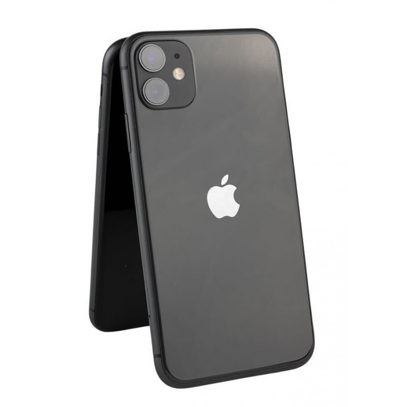 iPhone begagnad - iPhone 11 64GB Black med 1 års garanti (beg med nytt batteri, D-klass)