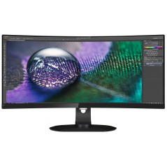 Philips 34" välvd skärm 3440x1440 med USB-C 65W PD (beg)