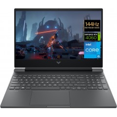 Laptop 14-15" - HP Victus Gaming 15-fa1011nf 15.6" 144 Hz FHD i5-12500H 16GB 512GB RTX 4060 8GB W11 (Franskt TGB)
