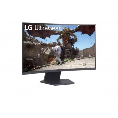 LG UltraGear 27GS60QC-B 27" 2K 2560x1440 180 Hz välvd skärm för gaming (fyndvara)