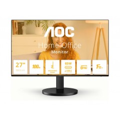AOC Q27B3CF2 27" 2K 2560 x 1440 Ergonomisk LED-skärm med IPS-panel och USB-C PD65W (fyndvara)