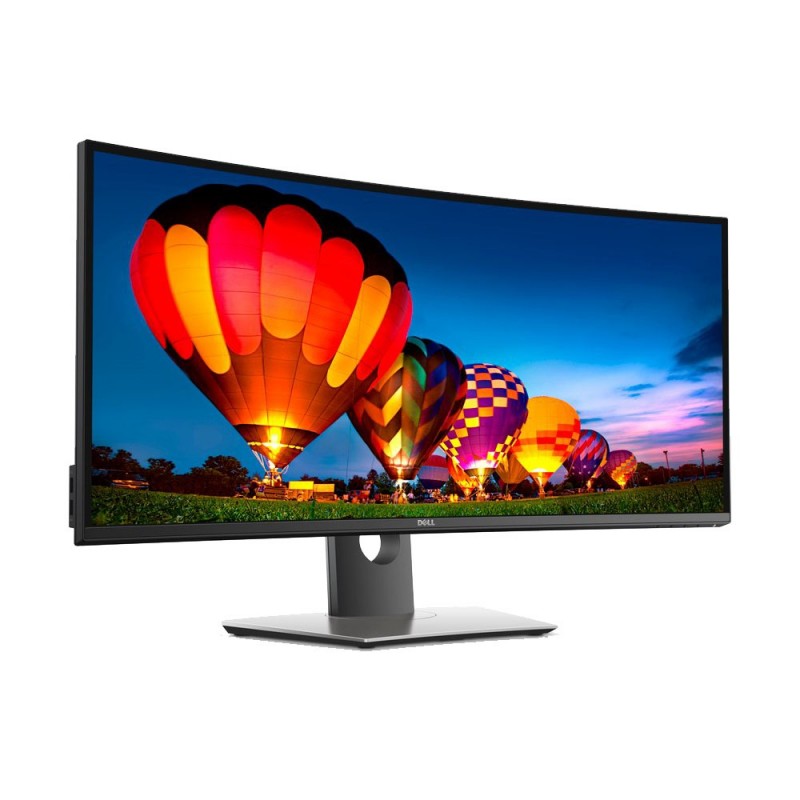 Skärmar begagnade - Dell UltraSharp U3417W 34" välvd IPS-skärm 3440 x 1440 DP/HDMI/MDP (beg med repa skärm)