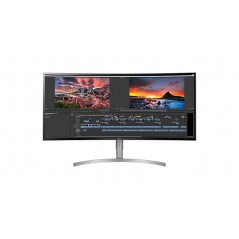 LG 38" välvd IPS-skärm 3840x1600 med USB-C 60W PD (beg)