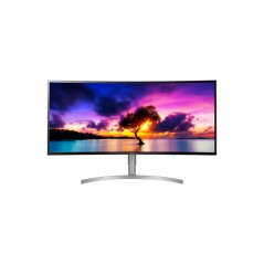 LG 38" välvd IPS-skärm 3840x1600 med USB-C 60W PD (beg)