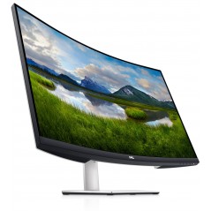 Skärmar begagnade - Dell S3221QS 32" välvd 4K-skärm 3840x2160 med VA-panel och 2x USB 3.0 (beg med repor)