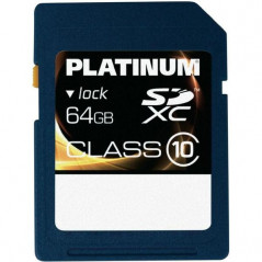 Minneskort - Platinum minneskort SDXC 64GB (Class 10)