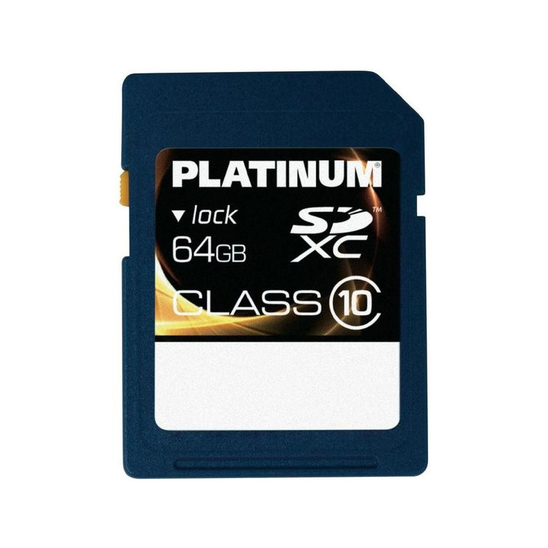Platinum minneskort SDXC 64GB (Class 10) Minneskort - Platinum minneskort SDXC 64GB (Class 10)