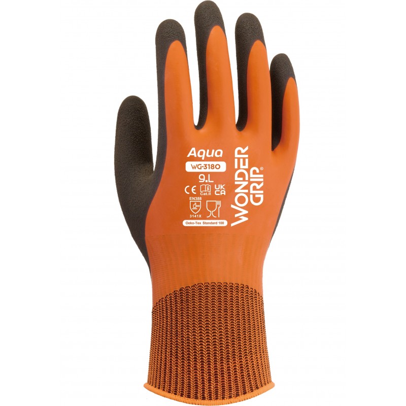 Verktyg trädgård - Wonder Grip Aqua vattentäta arbetshandskar / skyddshandskar strl 10/XL