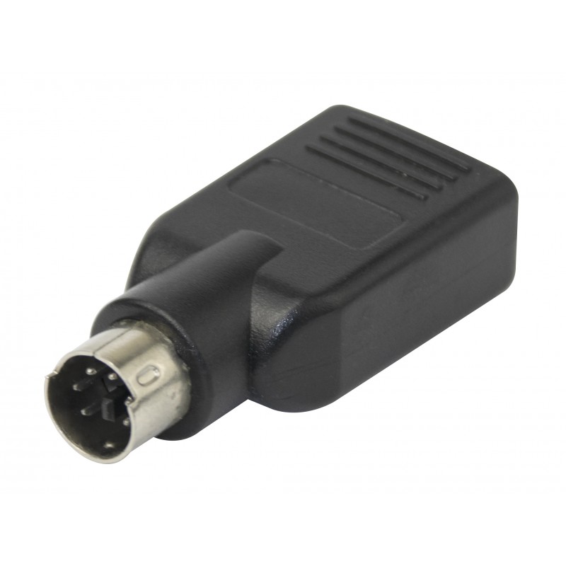 USB-adapter - Deltaco adapter USB till PS/2 för mus och tangentbord