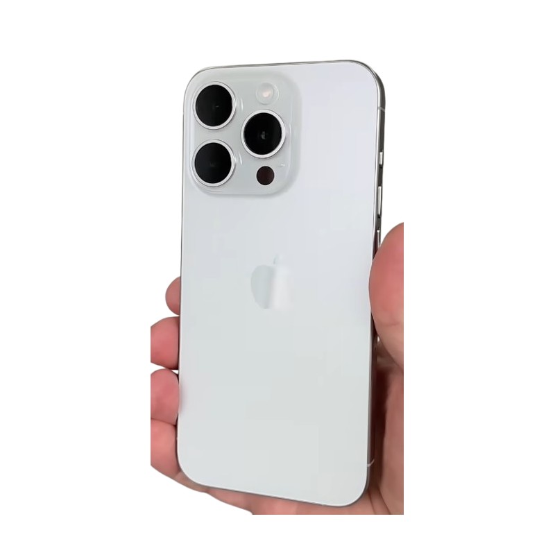 iPhone begagnad - iPhone 15 Pro 128GB Vit Titan med 1 års garanti (beg)