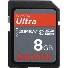 Minneskort - Sandisk minneskort SDHC 8GB (Class 6)