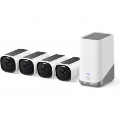 Eufy EufyCam 4 stycken E40 säkerhetskameror samt HomeBase S380