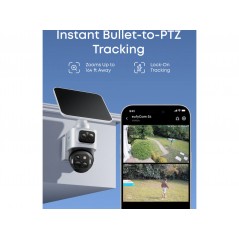 Digital videokamera - Eufy EufyCam S4 Solo övervakningskamera med 4K, 2K 360° samt solcellsdrift